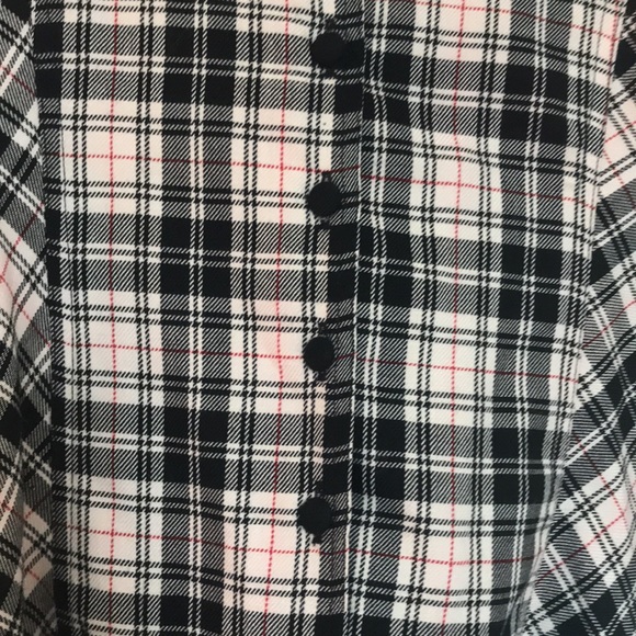 Vintage California Girl Black, Red, White Pleated Plaid Romper Size 13/14 (MED)? - Picture 5 of 13